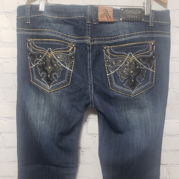 Antique Rivet Sz 36 Maya Underground Skinny Leg - Picture 5 of 13